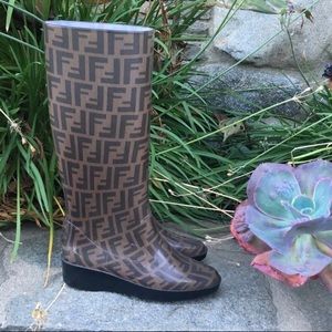 FENDI rainboots size 7.5